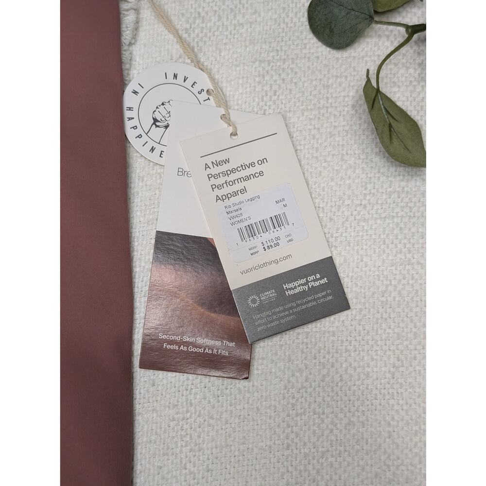 Vuori Rib Studio Legging in Masala - Picture 3 of 5